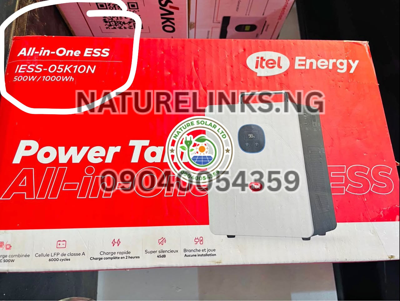 Itel Power Tank Specifications