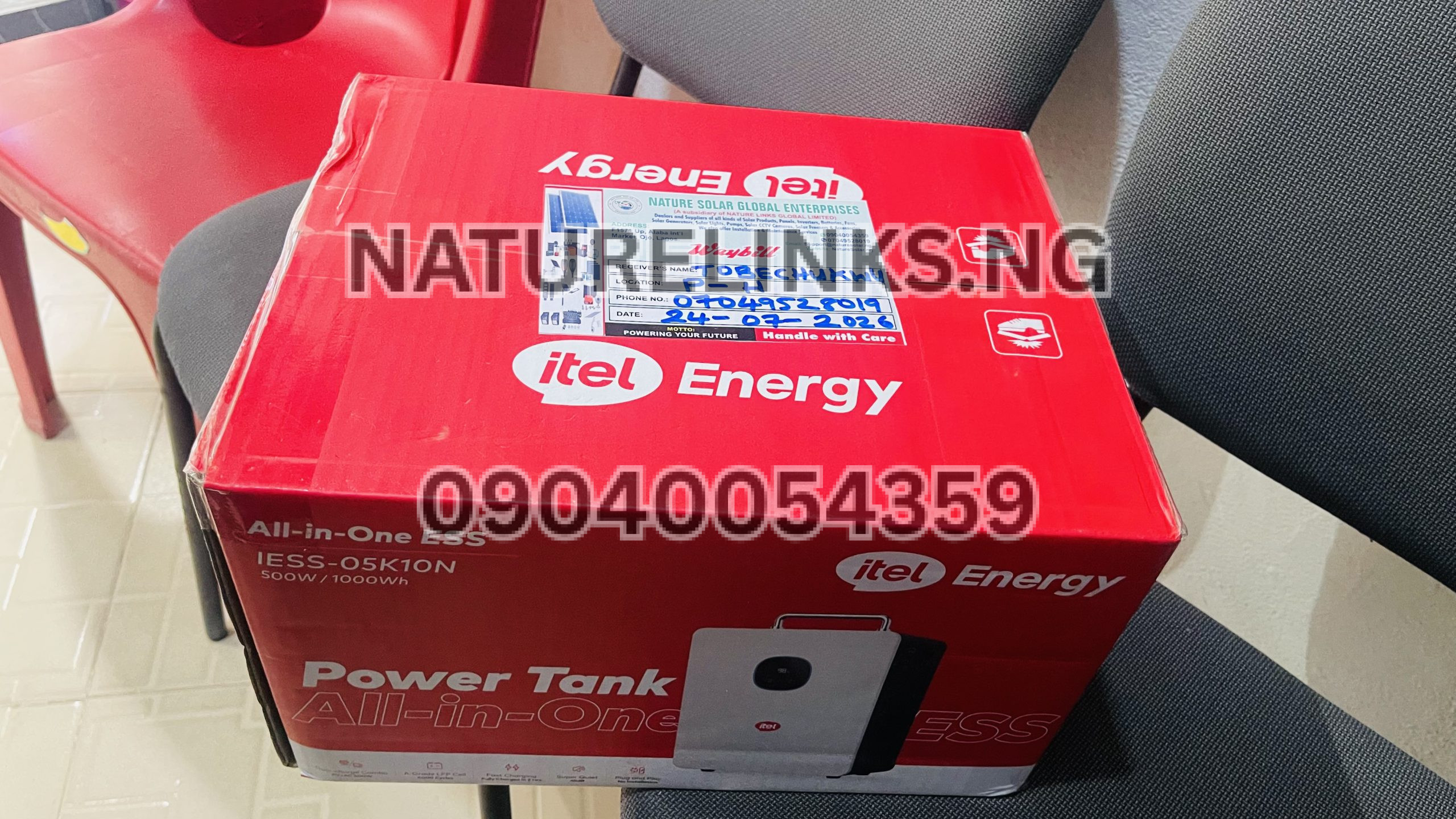 Itel Power Tank Specifications