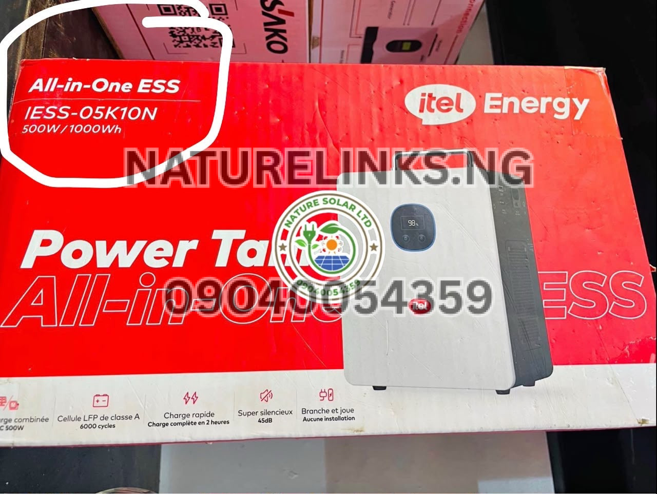 Itel Power Tank All-in-One Solar Generator With 1000Wh Battery