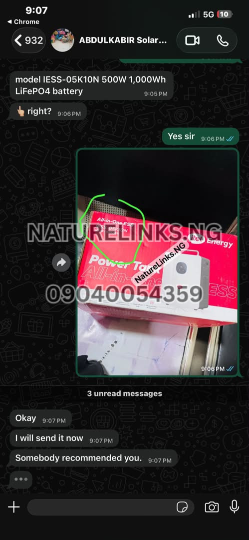 Itel Power Tank 500W Lithium Battery Power Station - Image 16