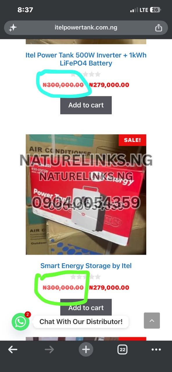 Itel Power Tank 500W Hybrid Backup Power Station - Image 2