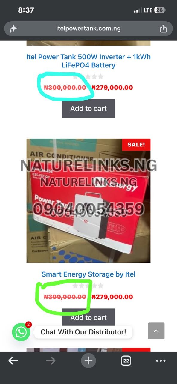 Itel Power Tank 1000 Watts Hour Solar Charging Power Station - Image 2