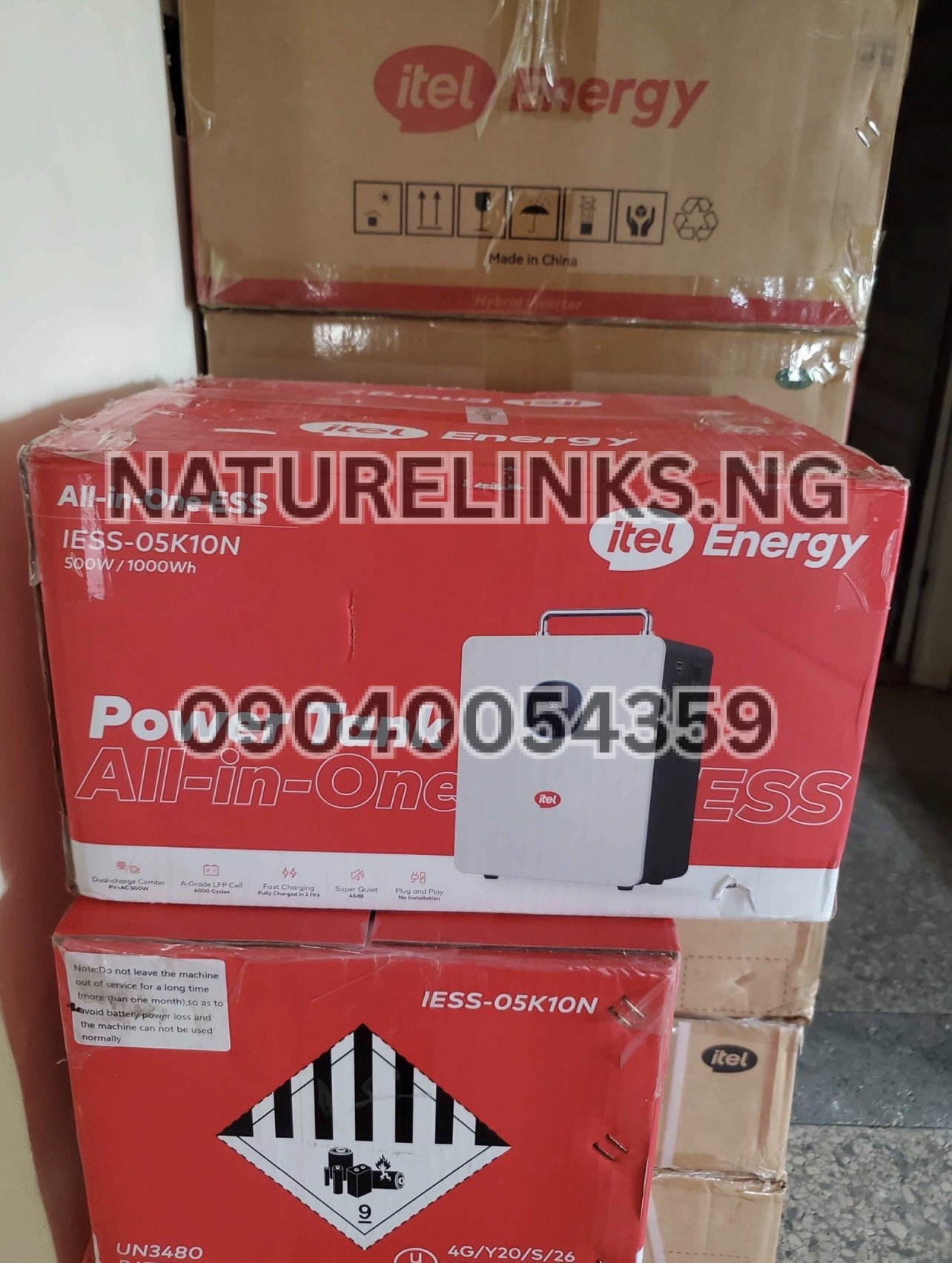 What cannot Itel Power Tank power? 