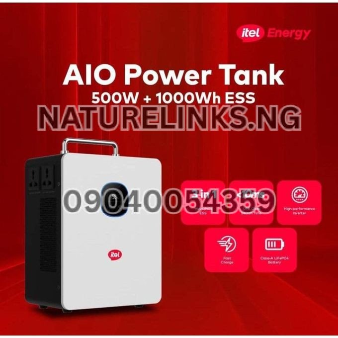 Itel Power Tank 500W Inverter + 1kWh LiFePO4 Battery - Image 11