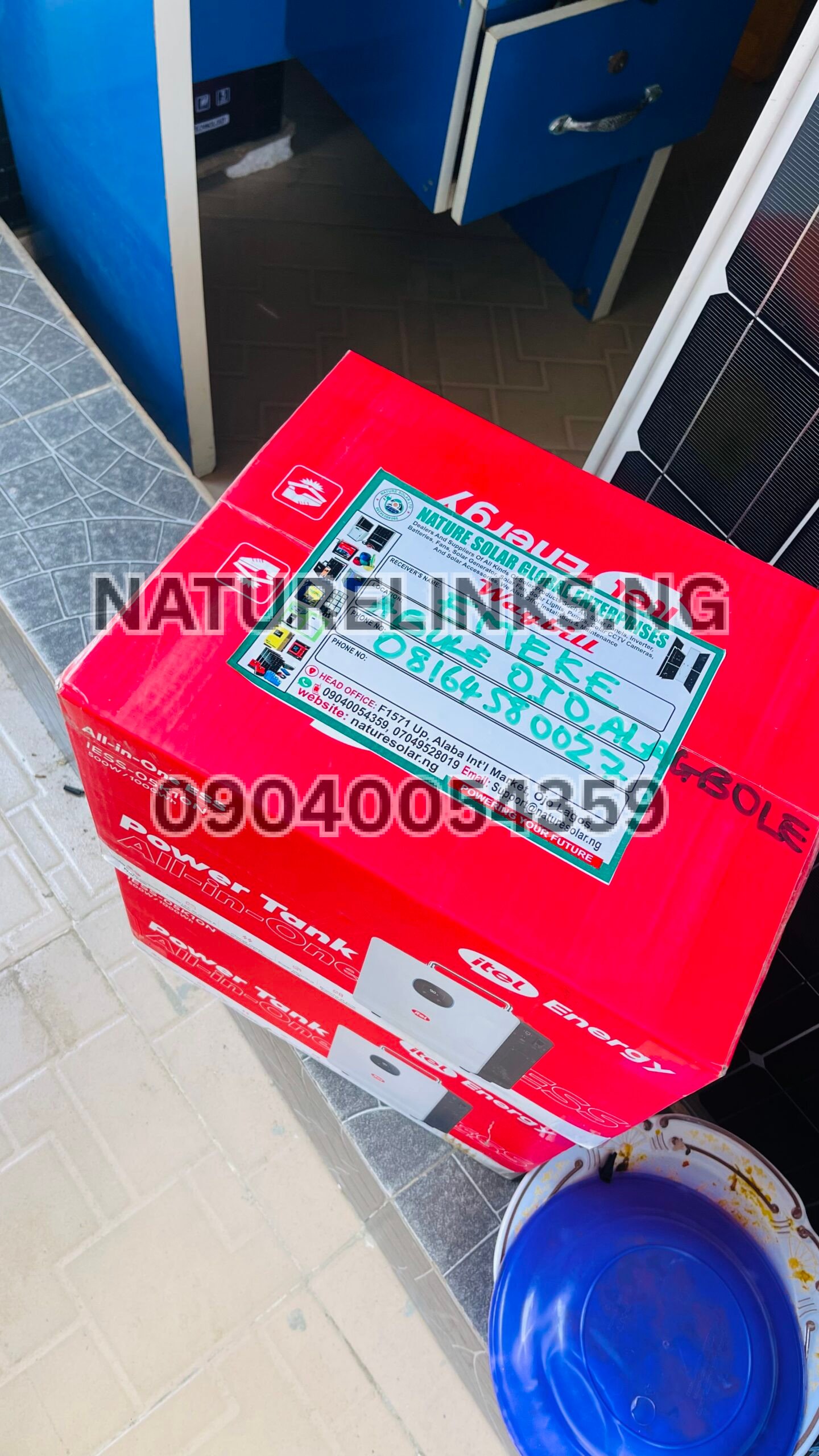 Power Tank 500W Inverter Solar Generator
