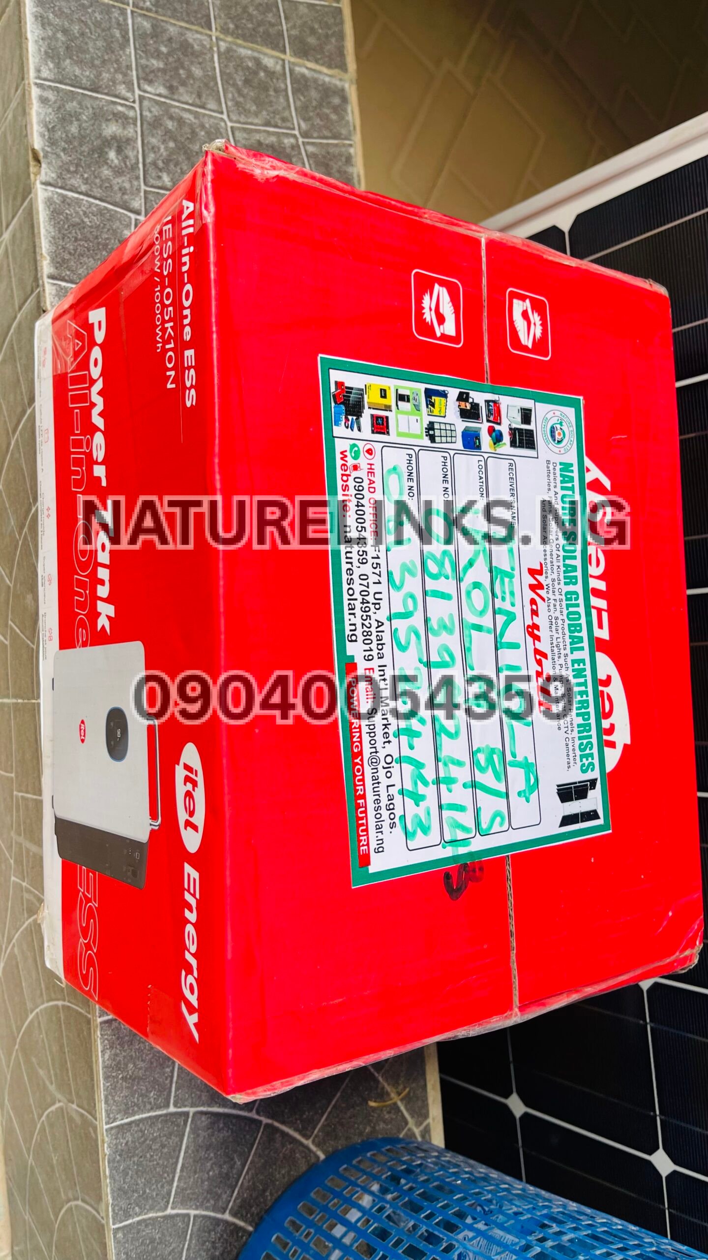 Power Tank for Load Shedding