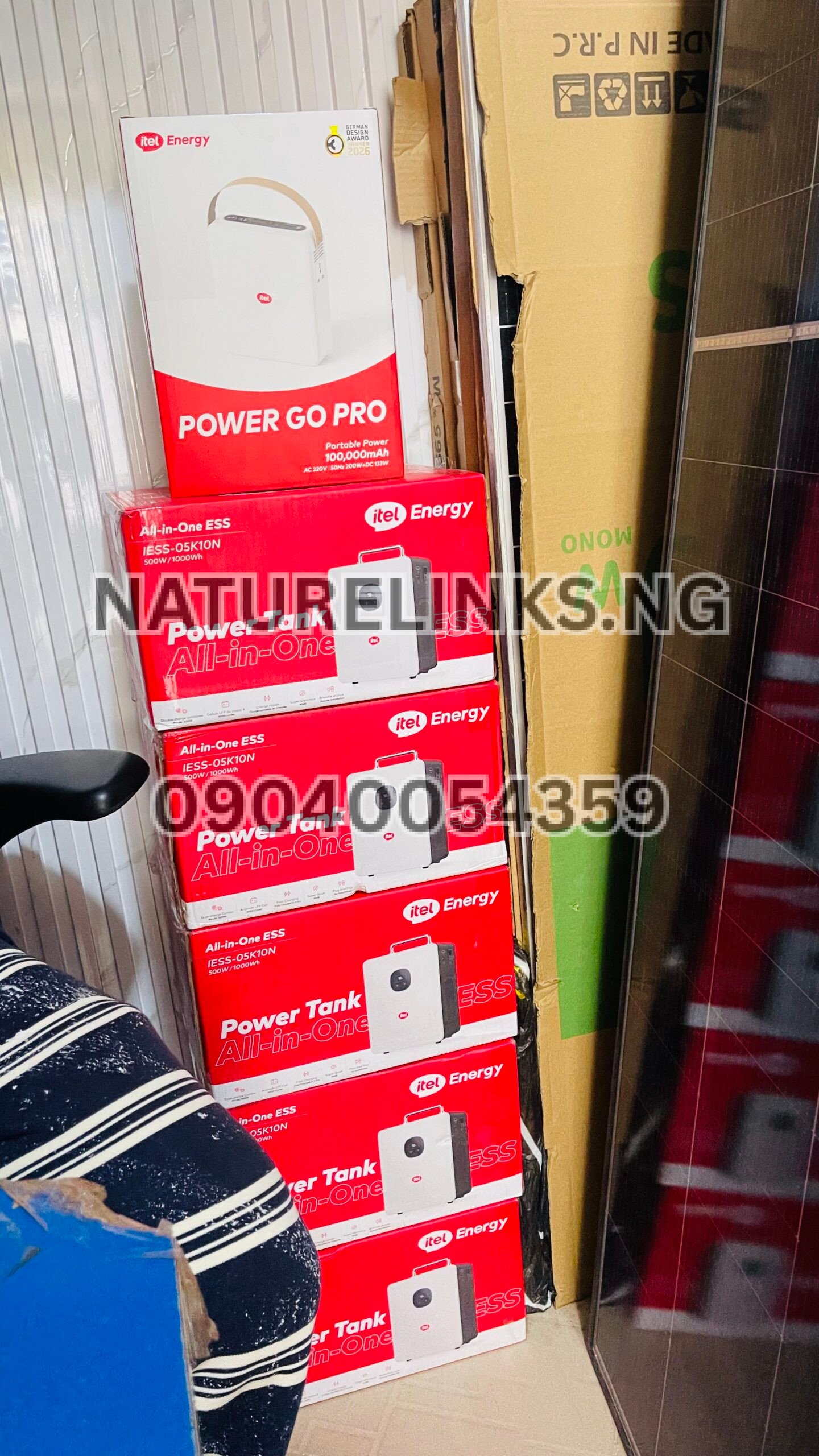 Itel Power Tank With 410W Solar Panel