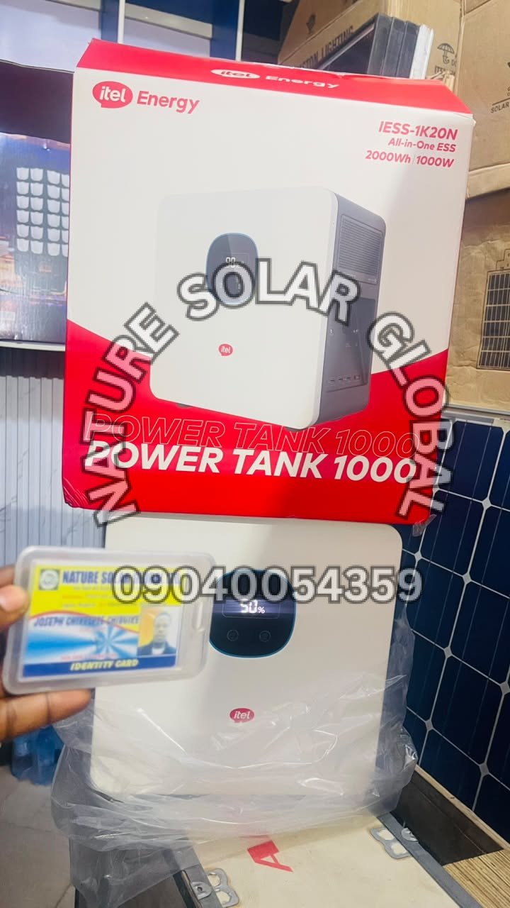 Itel Power Tank IESS-1K2ON 2kWh Solar Generator