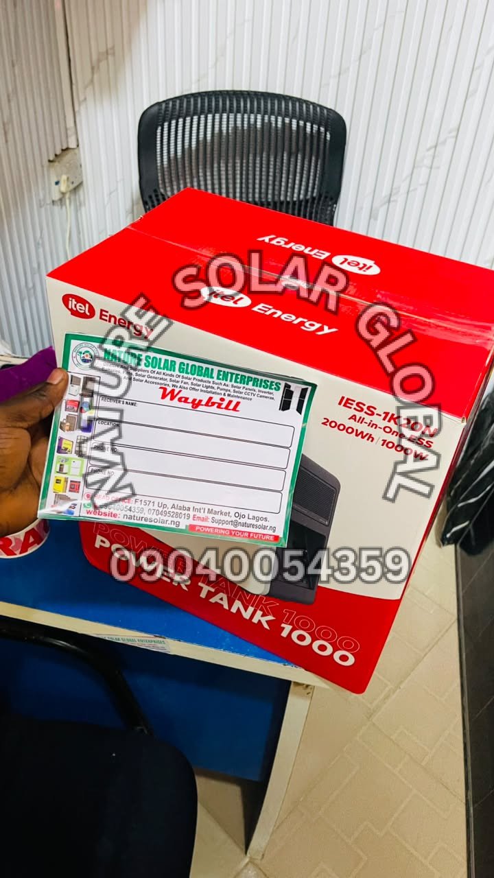 Itel Power Tank 1000 Solar Generator with 1000W Output - Image 11