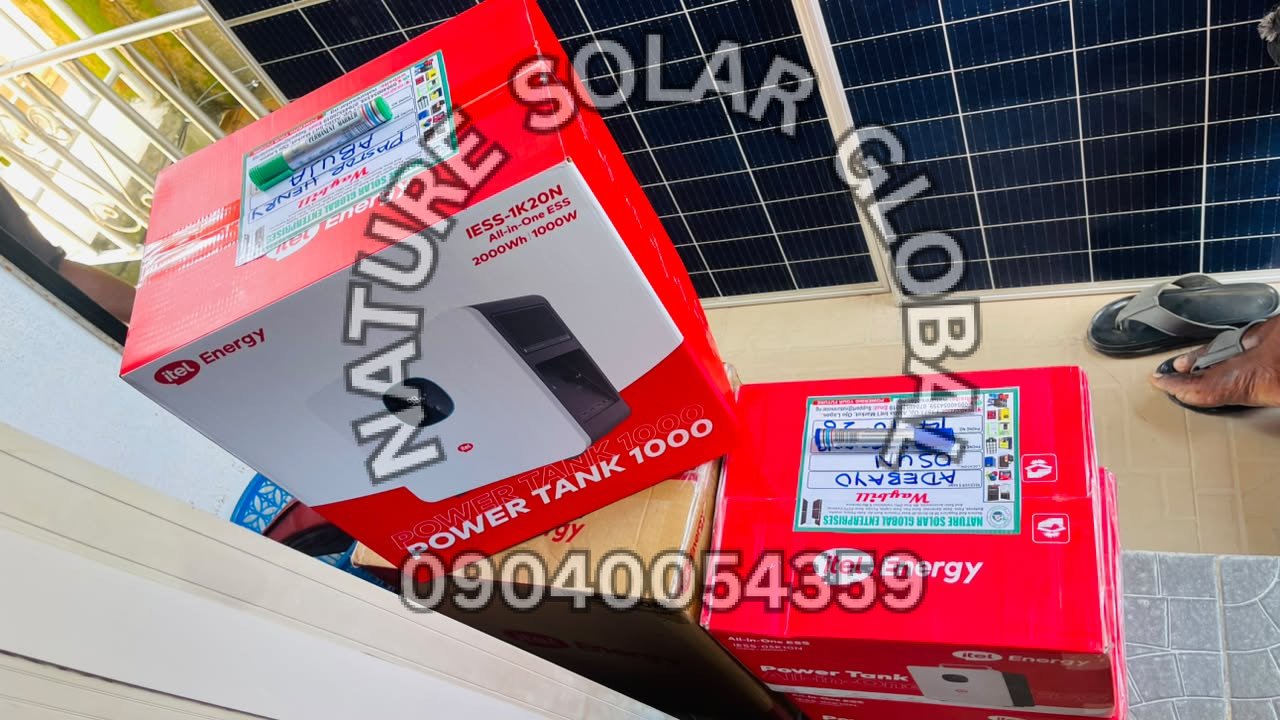 Itel Power Tank IESS-1K2ON 2kWh Solar Generator