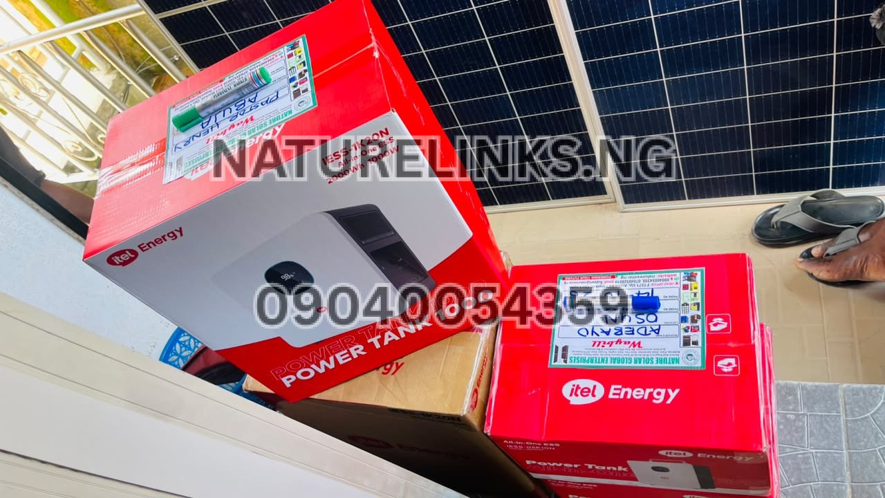 What extra accessories or installation costs may apply to Itel Power Tank 2kWh?